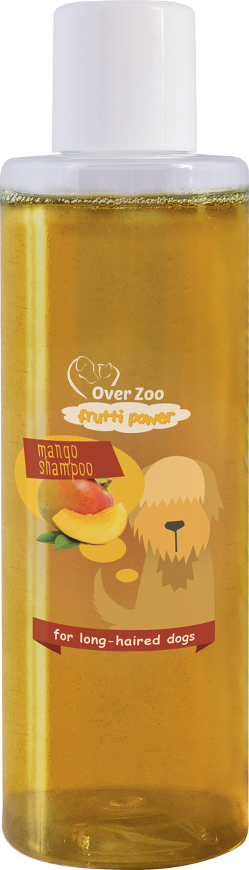 Mango shampoo for long-haired dogs