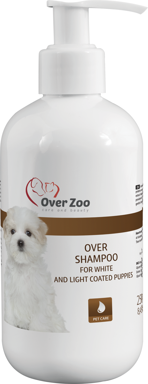 Shampoo for white-light fur puppies 250ml