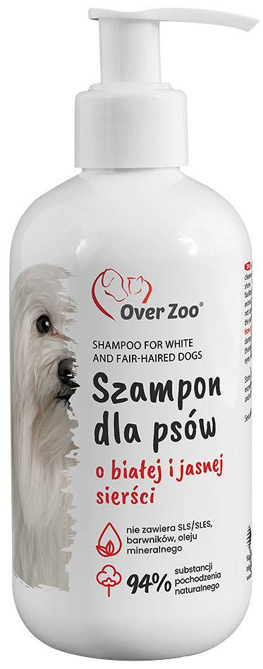 Shampoo for white light fur dog 250ml