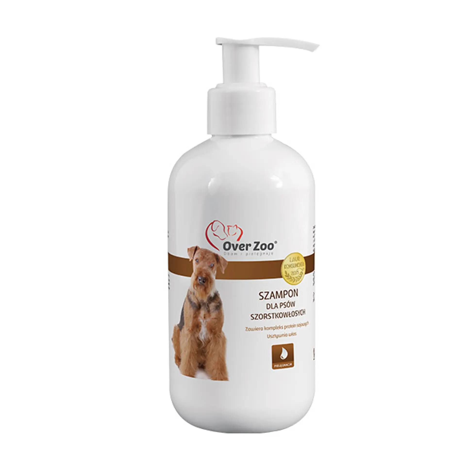 Dog shampoo for rough and dry fur