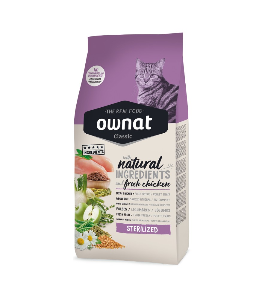 OWNAT CLASSIC- Sterilized cat 15 kg